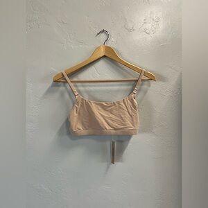 SKIMS Fits Everybody Maternity Nursing Scooping Bralette Small NWT Clay Color
